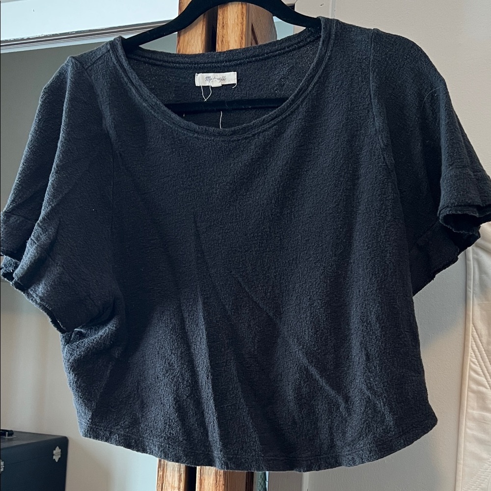 Madewell cropped boxy tee